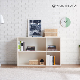  에센셜 E0 1200 2단 오픈형 수납장 