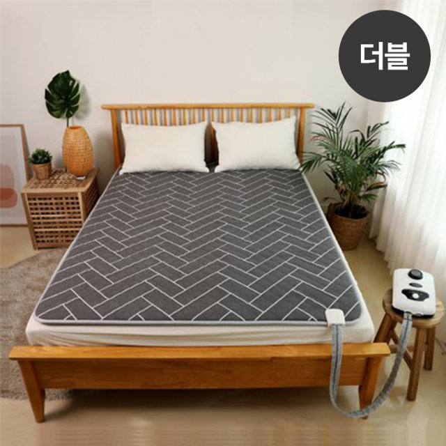 한일의료기 돌흙침대 온수매트 더블 HI-HM8150D [발수처리, 무동력 순간가열, 쿠션감]