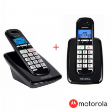 모토로라 디지털 한글지원 무무선전화기 S3001A+S3001AH (B+B)