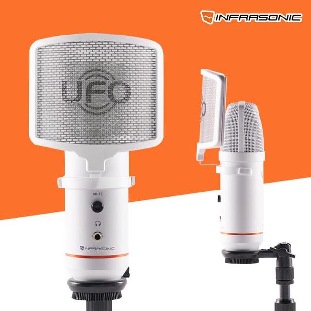 인프라소닉 UFO Mini 화이트 블랙 콘덴서 개인방송 마이크