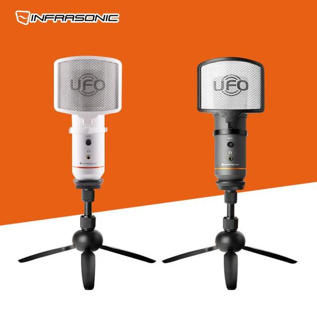 인프라소닉 UFO Mini 화이트 블랙 콘덴서 개인방송 마이크