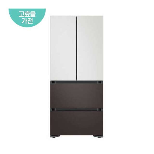 비스포크 김치냉장고 RQ48A941126 (490L, 코타 화이트+코타 차콜)