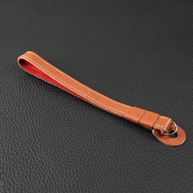 [Luigis] 루이지 레더 카메라 핸드 스트랩 (no Pad) Cherry Red