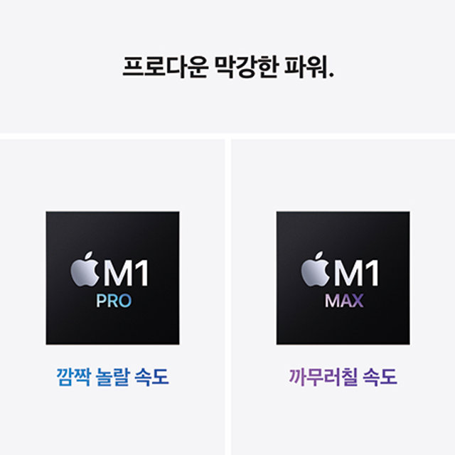 2021 맥북프로 16 M1 Pro, 10코어 CPU, 16코어 GPU, 16GB RAM, 1TB SSD - 스페이스 그레이 [MK193KH/A]