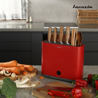 열풍 살균건조기 칼 도마 수저 UV-C LCZ8002BU 버건디
