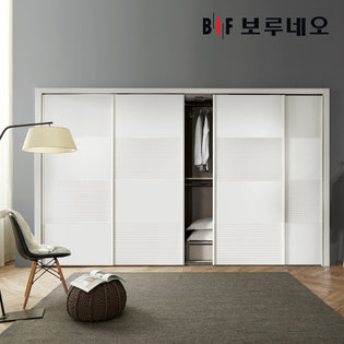 스퀘어 슬라이딩 붙박이장 300cm