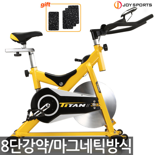 강력한 8단강도 마그네틱 스핀바이크 스피닝 실내자전거