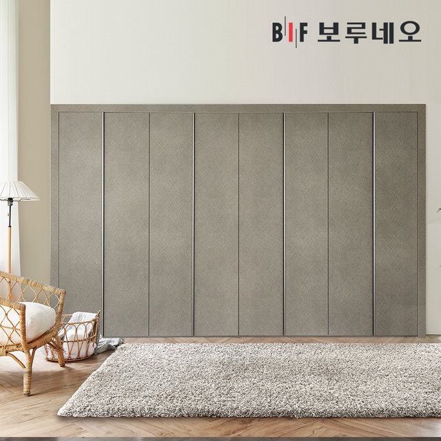 패브릭 여닫이 붙박이장 300cm