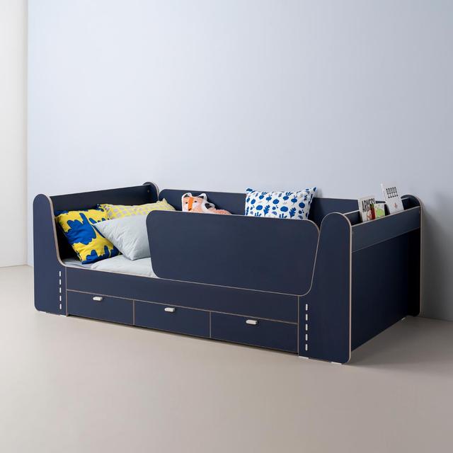 톨 키즈 서랍형 슈퍼싱글침대 프레임(양면가드형)