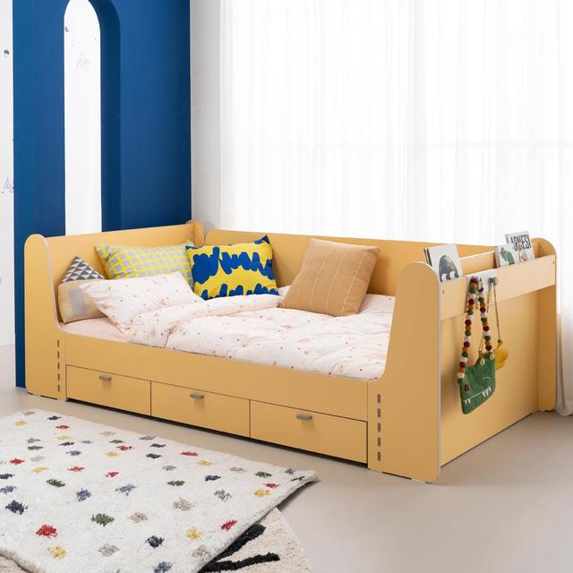 톨 키즈 서랍형 슈퍼싱글침대 프레임(일면가드형)