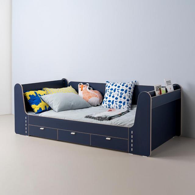 톨 키즈 서랍형 슈퍼싱글침대 프레임(일면가드형)