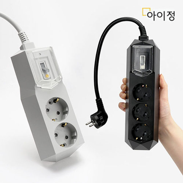 고용량 멀티탭 20종[2구/3구][30CM/1.5M/3M/5M/7M][과부하차단/누전차단 선택]