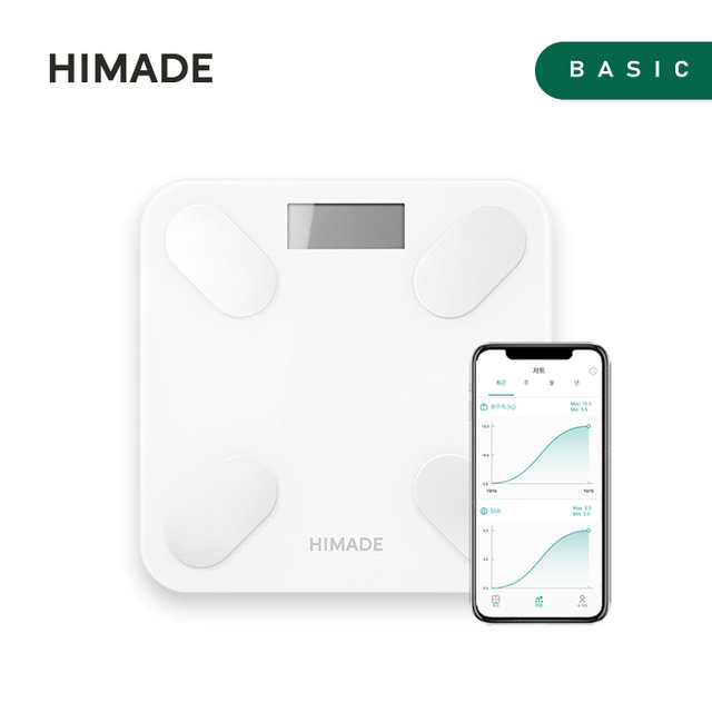 하이메이드 블루투스 APP지원 체지방 분석 체중계  HM-LV260W