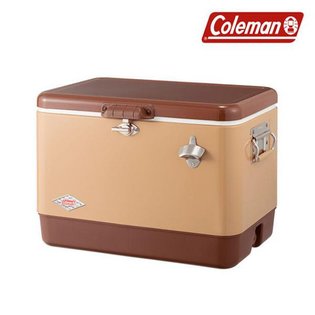 [중급 - 리퍼비시] 콜맨 54QT 스틸 벨트 쿨러 (버터 너츠) 3000006609