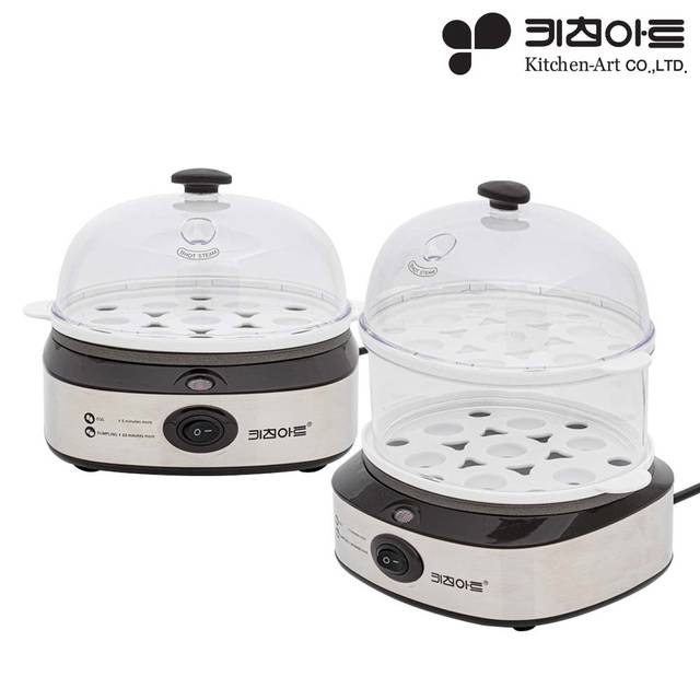 키친아트 라팔 라운드 에그찜기 2단 KA-ESOY360 다용도 찜기 