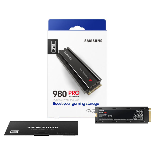 공식인증 삼성SSD 980 PRO 히트싱크 2TB PCIe 4.0 NVMe MZ-V8P2T0CW (정품)