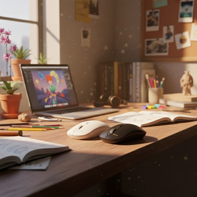 GM-WN100L 무소음 무선 광마우스 화이트 