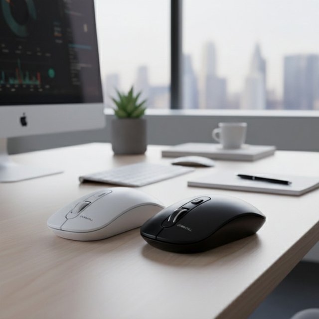 GM-WN100L 무소음 무선 광마우스 블랙