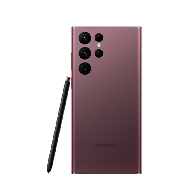 갤럭시 S22 Ultra, 자급제 (버건디, 256GB)