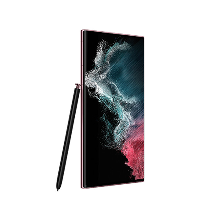 갤럭시 S22 Ultra, 자급제 (버건디, 256GB)