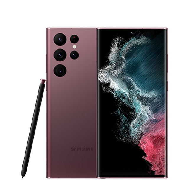 갤럭시 S22 Ultra, 자급제 (버건디, 512GB)
