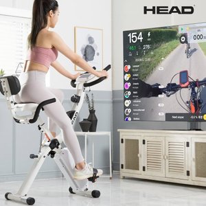 HEAD정품 블루투스연동 접이식 실내자전거 BC3100 즈위프트