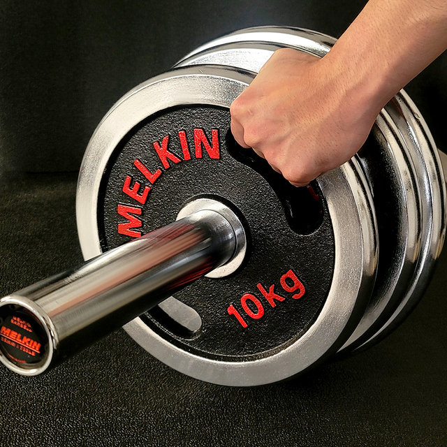 멜킨 바벨 원판 크롬 경량 30mm 10kg 역도(2개)