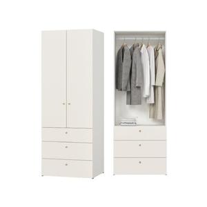 샘베딩 마일드 옷장 80cm(높이216cm) 행거서랍형 2종