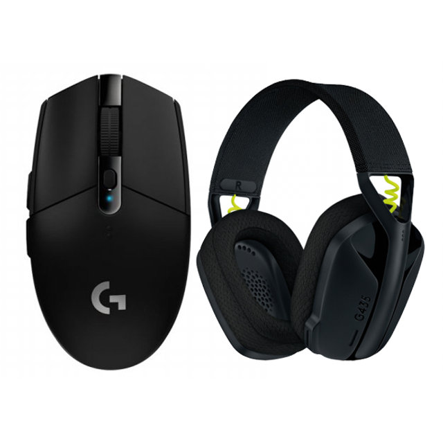 [이득패키지] 게이밍마우스G304[블랙]+게이밍헤드셋 G435 [블랙] [로지텍코리아정품]