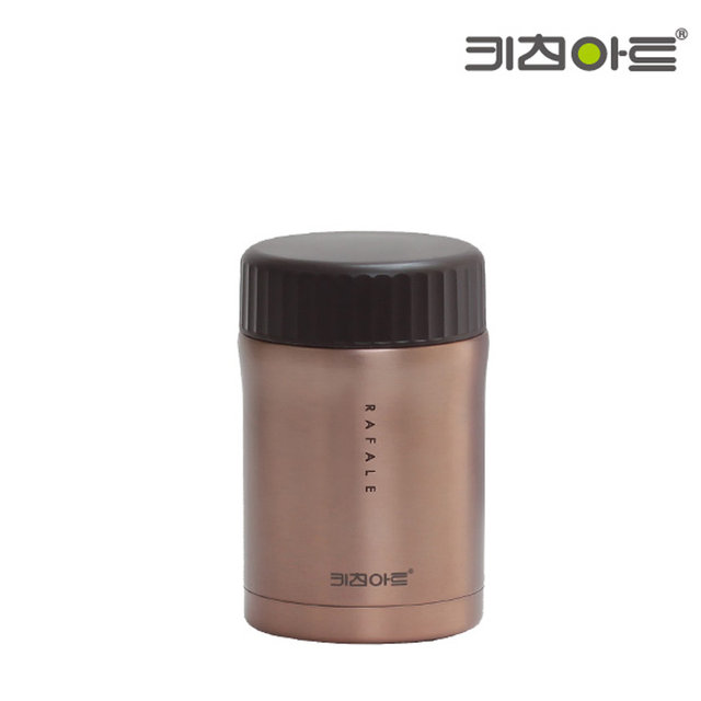키친아트 라팔 골드메탈 스텐레스 보온보냉 죽통 430ml 보온밥통