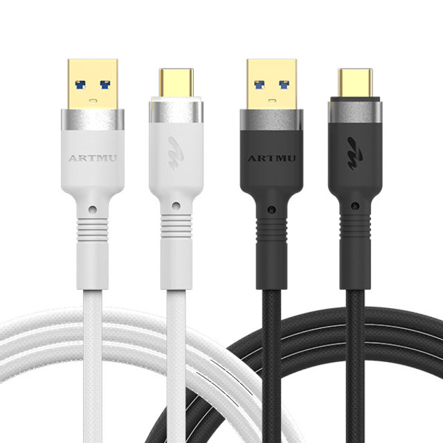 플렉스 USB 3.2 gen1 C타입 고속충전 케이블-블랙 200cm