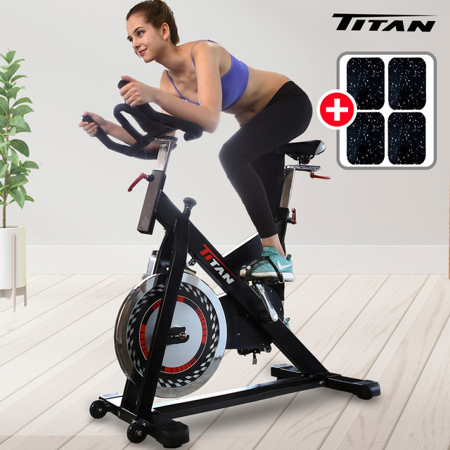 타이탄 클럽형 GW51kg 스핀바이크 KH7300 스피닝 실내자전거