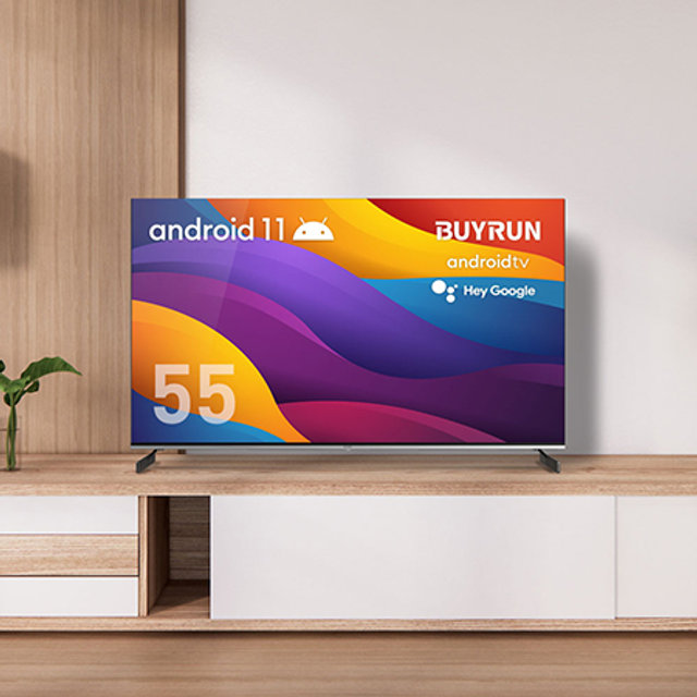 139.7cm 바이런 4K 구글 안드로이드11 스마트TV/ ABC55G (물류배송/자가설치)