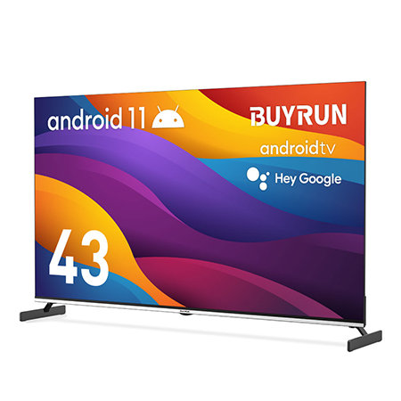  109cm 바이런 4K 구글 안드로이드11 스마트TV/ ABC43G (벽걸이형/기사설치)
