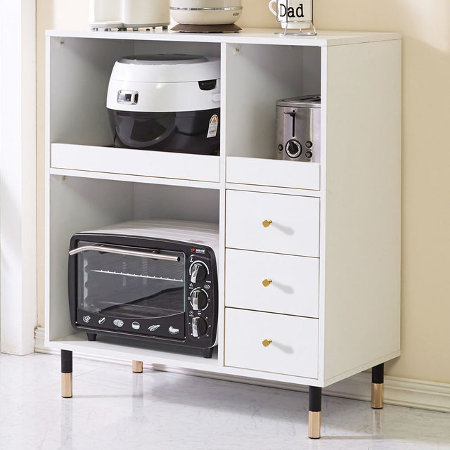 캐롤 전자레인지 선반 전자렌지수납장 밥솥 다이 거치대 주방 렌지대