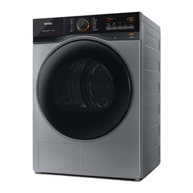 [지역한정배송가능_파주, 마산][키트미포함] 건조기 HGXH190-KSK (19kg, 듀얼 인버터 컴프레서, 국내최대용량, 초대형 바른건조, 메탈릭 그레이)