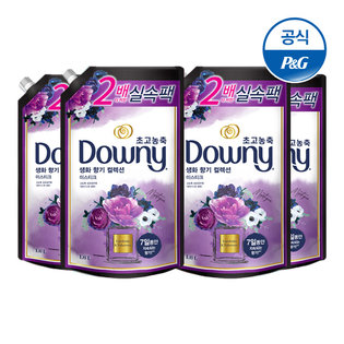 다우니 초고농축 섬유유연제 생화향기 미스티크 1.6L×4[D177*4]