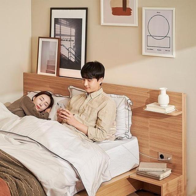 포엠 호텔침대 Q/K 패널형 (하부서랍 포함, 색상2종, 매트별도)