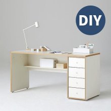 샘 책상 150cm 하부서랍형 DIY(컬러 택1)