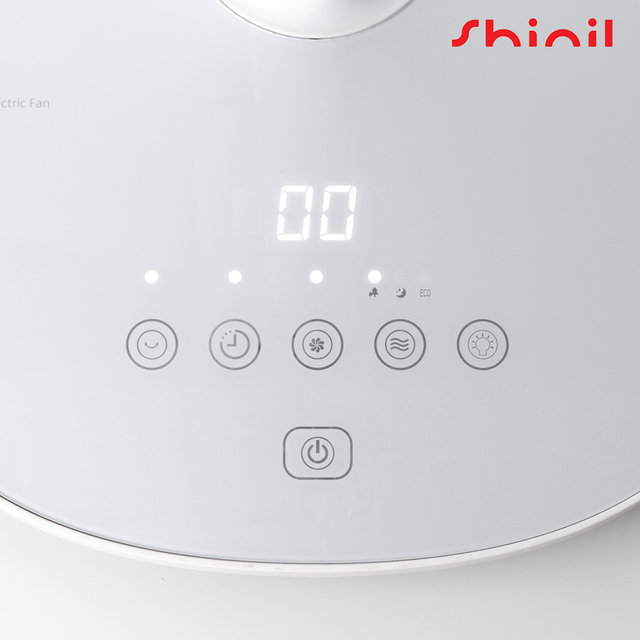 무소음 BLDC 초미풍 스탠드 선풍기 [7엽/12단계/8시간타이머] (SIF-BZ14DCS)