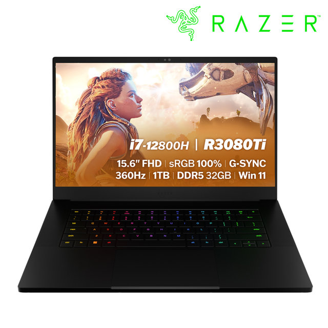 레이저코리아 RAZER BLADE 15 Advanced 12Gen R3080Ti FHD 39.6cm 게이밍 노트북 