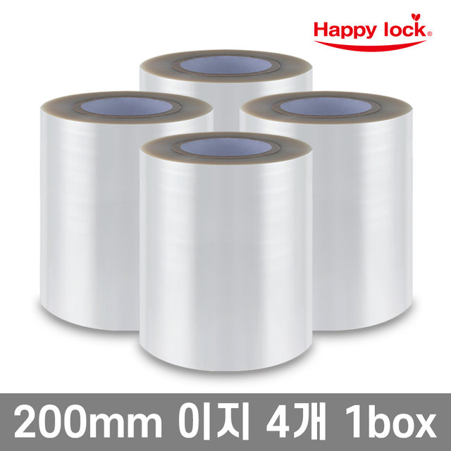 해피락 식품포장 용기 실링필름 이지 200mm 4개 1BOX