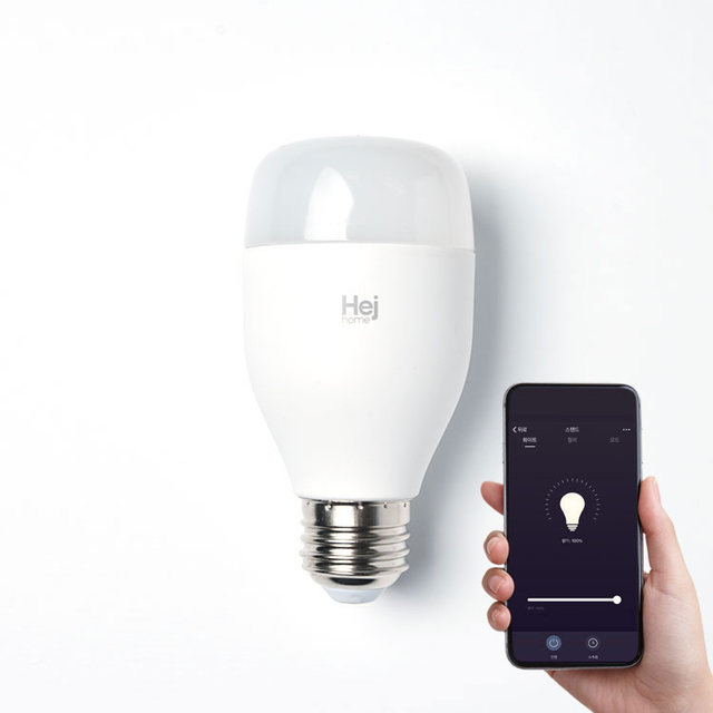 스마트 IoT 화이트 전구 타이머 어플 원격제어