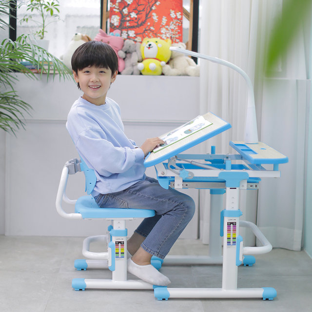 어린이 첫 책상 주니어 초등학생 아이 높이 각도조절 책상
