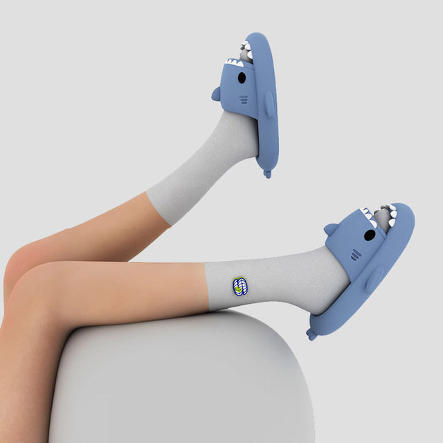 [해외직구] 블레오 미끄럼방지 상어 화장실 욕실화 욕실슬리퍼