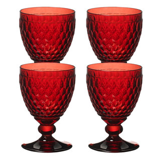 [해외직구] 빌레로이앤보흐 고블렛 132mm 레드 4세트