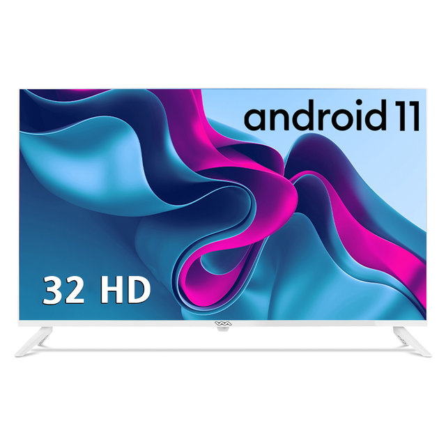 80cm 구글 스마트TV 화이트 와글와글 플러스 HG321W [자가설치] 택배