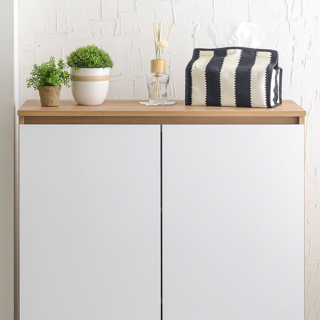 [특가] 디오 소형 신발장 800 현관 아파트 와이드 수납장 탕비실 사무실