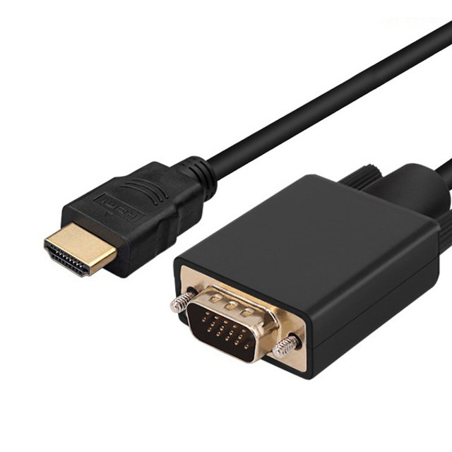 MAXTEK MT199 HDMI to VGA 케이블 블랙 (3m)