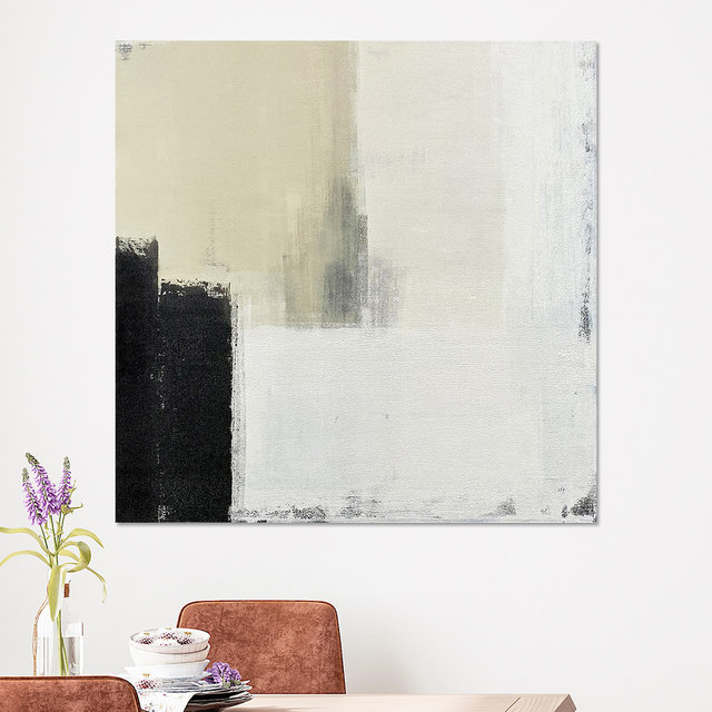 핸드페인팅 캔버스 액자 모브 (60x60cm)